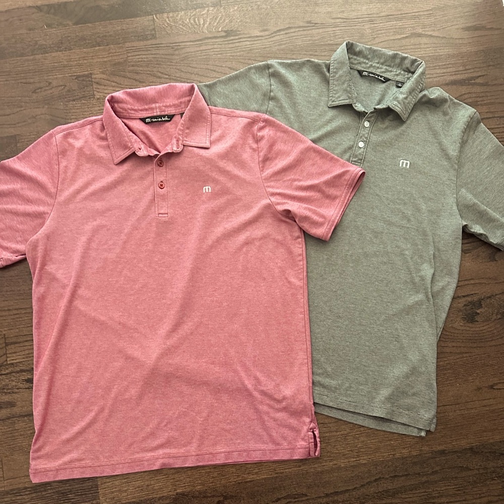 2 Travis Matthew Polos Size Large